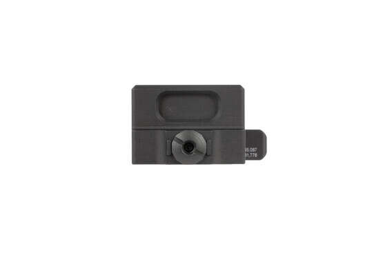 The Midwest Industries red dot sight quick detach mount is hardcoat anodized black for durability